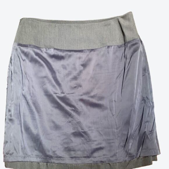 Alex Marie Gray Pencil Skirt Button Accents Size 16 Lining Business Wear Designe - Picture 8 of 12